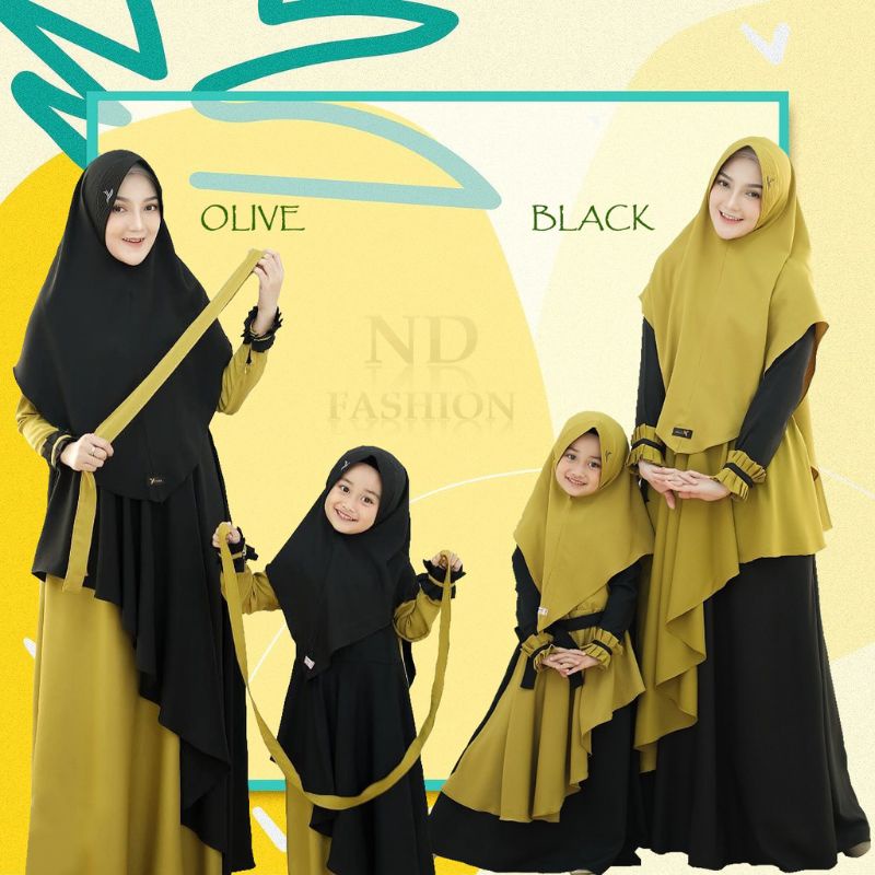 GAMIS TERBARU 2022/ GAMIS REMAJA / GAMIS COUPLE IBU DAN ANAK / GAMIS