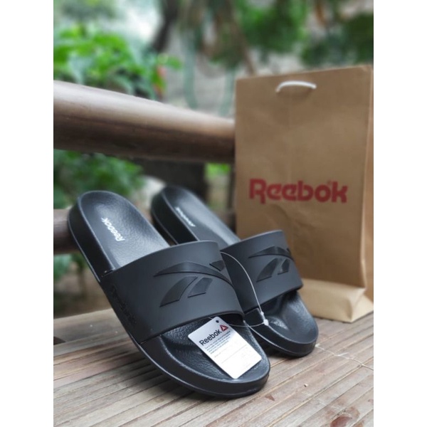 (SALE) Sandal Pria Sport / Sandal Slop / Sandal Slip-On Benassi Black-4