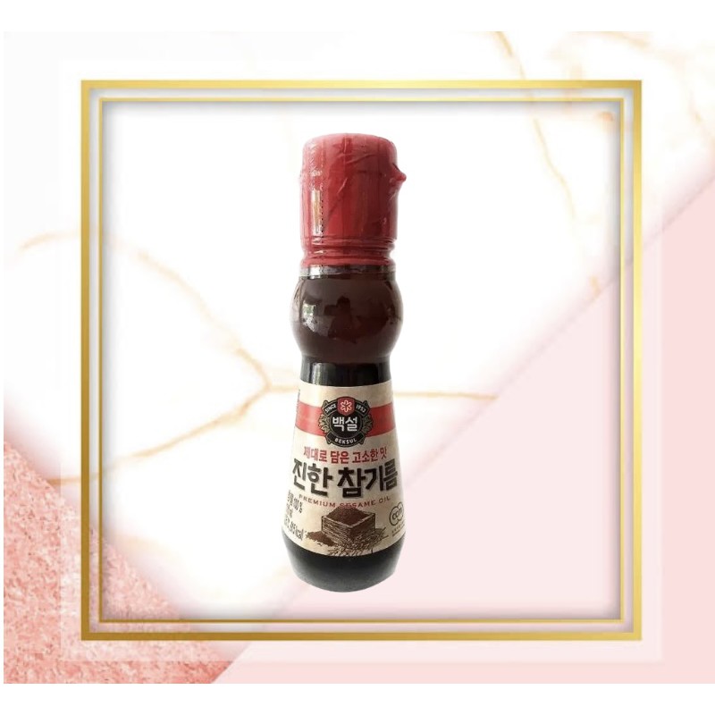 

CJ Beksul Sesame Oil / Minyak Wijen Korea 110 mL