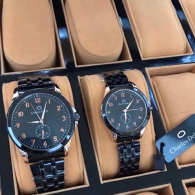 jam tangan couple charles delon original Anti Air