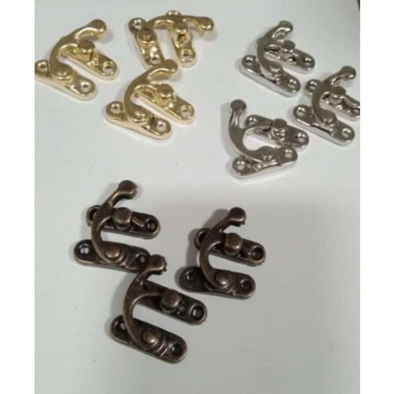 klem penjepit klem koper tebok cantolan tebok murai 3pcs Klem Koper Slorok Cangkol Seng