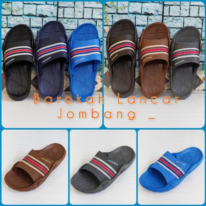 SANDAL KARET LAKI LAKI NEW ERA MB E 6049 / 1246 100% ORIGINAL BY NEW ERA