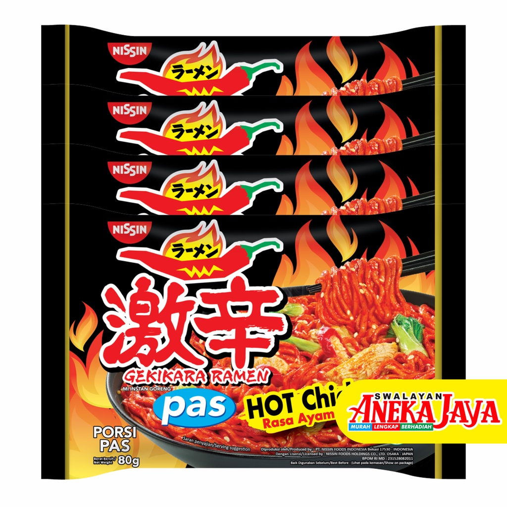 

GEKIKARA PAS HOT CHICKEN 80GR ISI 4PCS