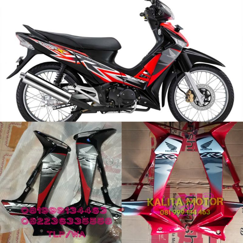 Cover depan sayap kanan kiri Supra x 125 2007 2013