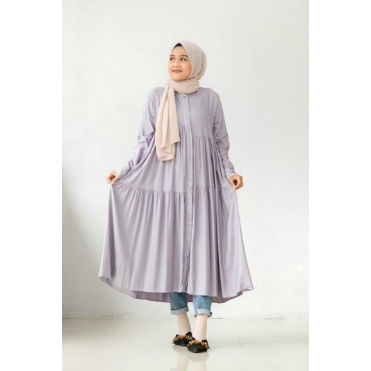 MIDI DRESS RAYON TWILL PREMIUM