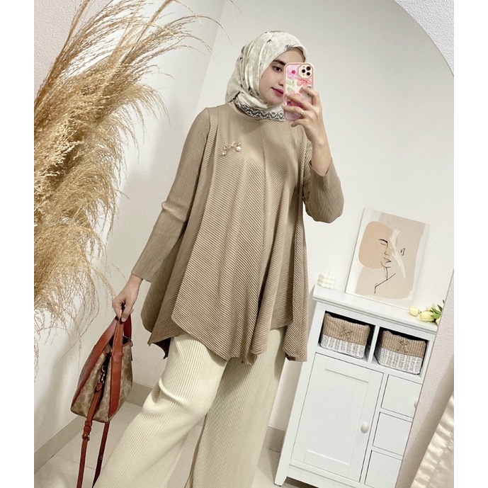 New pleats tunik / tunik plisket 3D