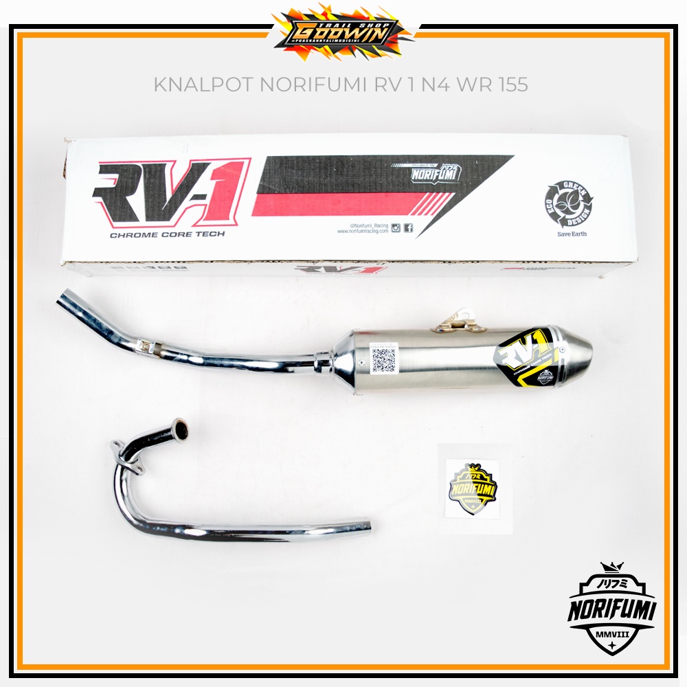 Knalpot Kenalpot Muffler Original Norifumi RV1 N4 Shorty T3 KLX 150 BIGFOOTF DTRACKER New CRF 150 L CRF 150L