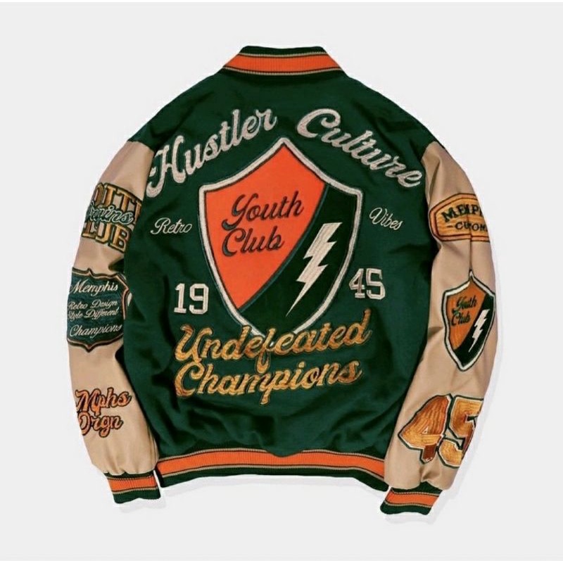 MEMPHISORIGINS - UNDEFEATED VARSITY JACKET / MEMPHIS ORIGINS - UNDEFEATED VARSITY JAKET / VARSITY JA