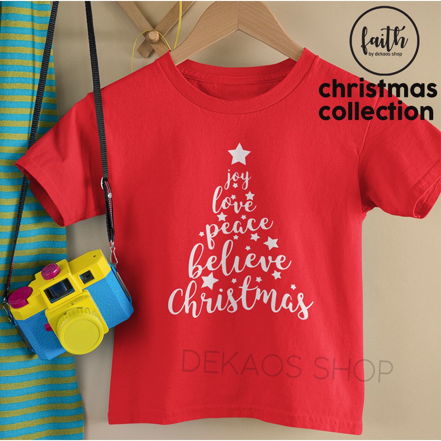 BAJU KAOS NATAL ANAK / BAJU NATAL TERBARU / BAJU NATAL ANAK LAKI LAKI / BAJU NATAL ANAK PEREMPUAN / 