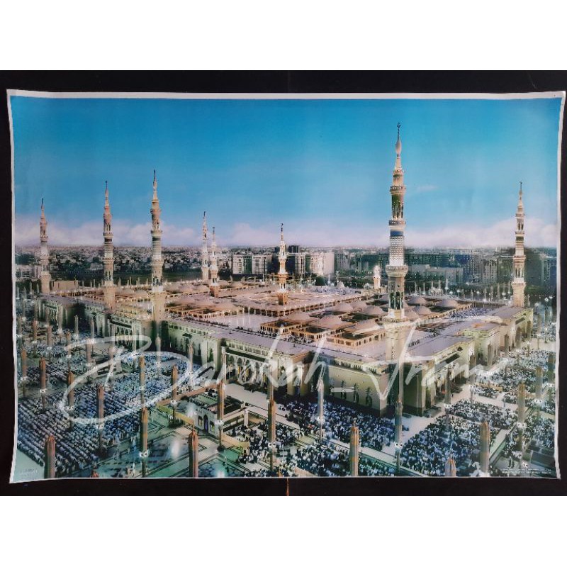 poster kabah poster mekah madinah 70x100 LUBANG
