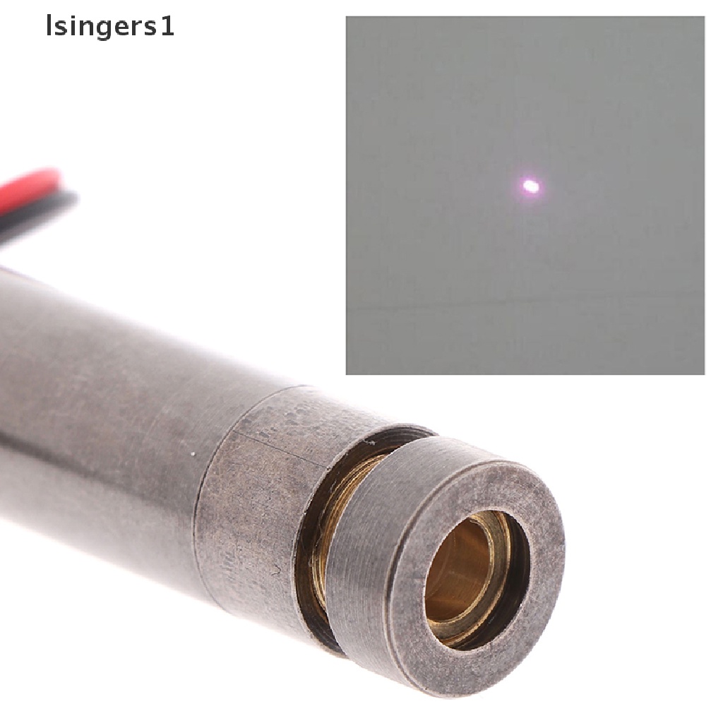 (lsingers1) Modul Lensa Kaca 650nm 5mW red point / line / cross laser