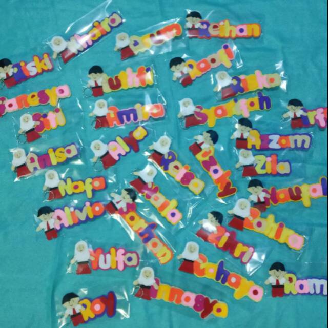 

Ganci flanel nama & karakter (bisa request karakter di chat)