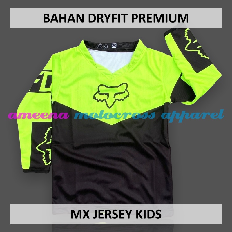 Jersey Cross Anak - Jersey Trail Anak - Jersey Premium Dryfit - Jersey Motocross - Jersey Trabas Anak - Jersey Adventure - FO004