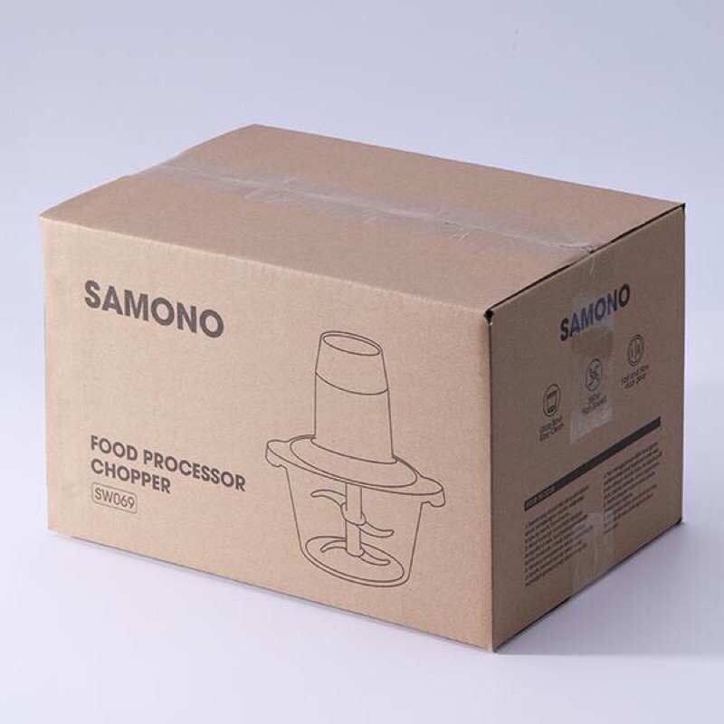 SAMONO ORIGINAL Blender Penggiling Daging Sayur dan Buah Food Processor 2 Speed 350Watt  Murah SW069