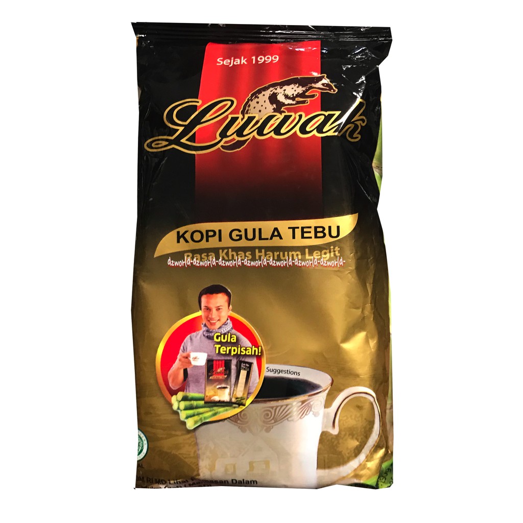 Luwak Kopi Gula Tebu Kopi Luwak Coffee Kopi Hitam Gula Terpisah 10Sachet