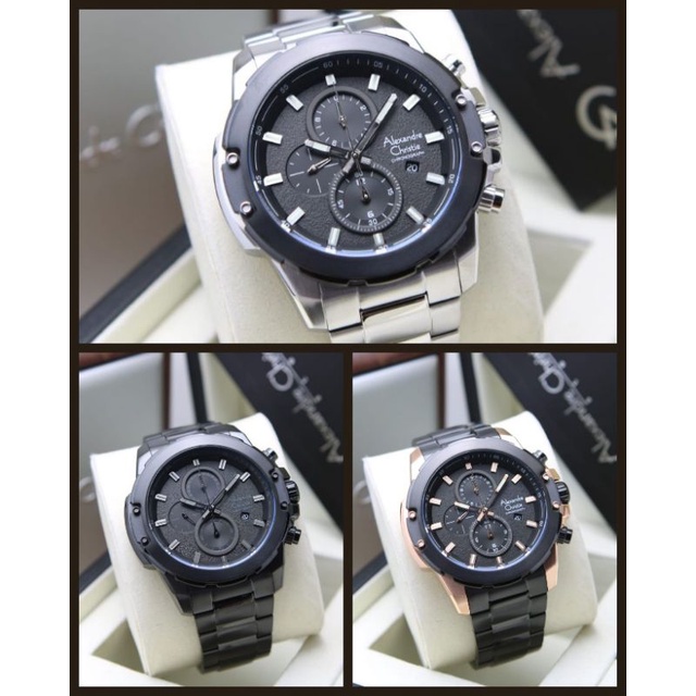 ALEXANDRE CHRISTIE AC6583 AC 6583 JAM TANGAN PRIA  ORIGINAL