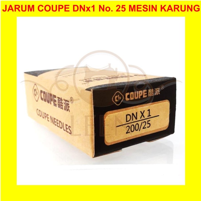 Jarum Mesin Jahit Karung NP7A / GK9-2 COUPE Needles DNx1 Nomor 25 LEEN