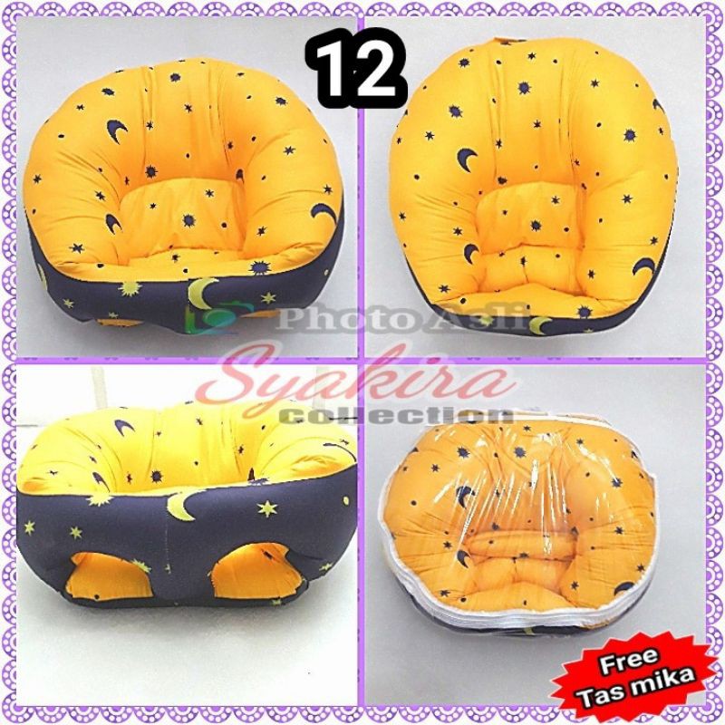 ZAZAFA - Bantal Sofa Bayi Belajar Duduk Sofa Bayi Seba Guna Bolongan Kaki