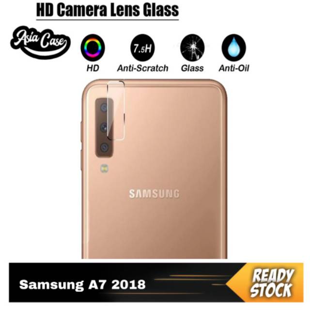 Tempered Glass Camera Samsung Galaxy A7 2018