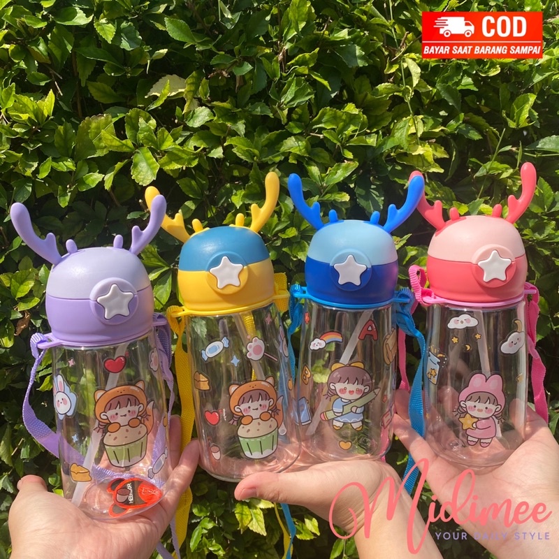 BOTOL MINUM ANAK KARAKTER RABBIT IMPORT 650ml