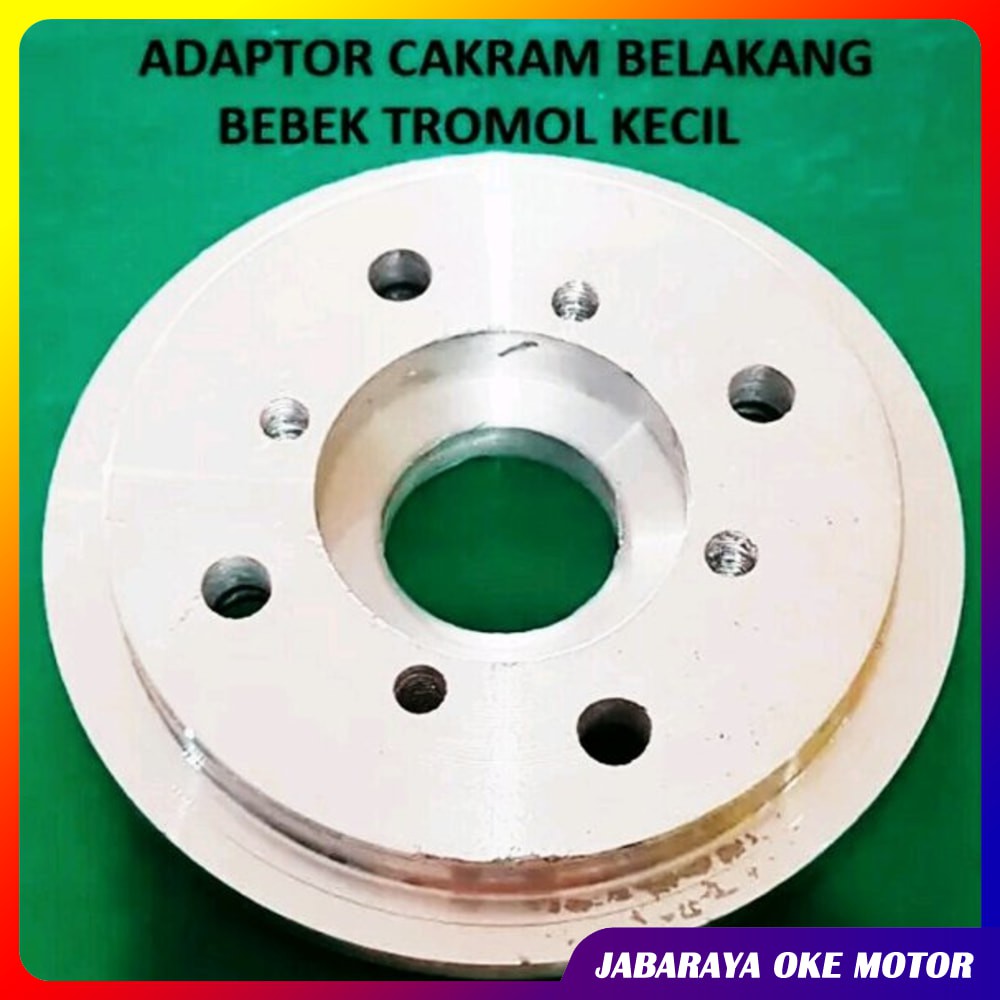 ADAPTOR CAKRAM BELAKANG BEBEK SUPRA KARISMA SMASH F1ZR TROMOL KECIL