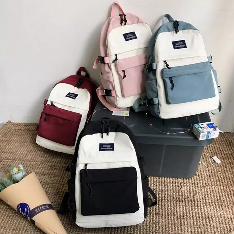 Tas Sekolah Ransel Untuk Remaja Perempuan Tas Buku Siswa Sekolah Menengah-4