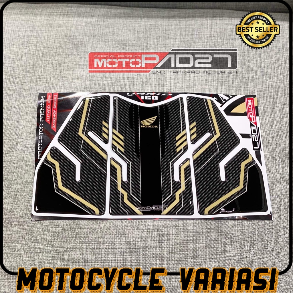 MOTOPAD27 Sticker stiker DECKPAD NEW HONDA VARIO 160 Resin Timbul Premium Presisi