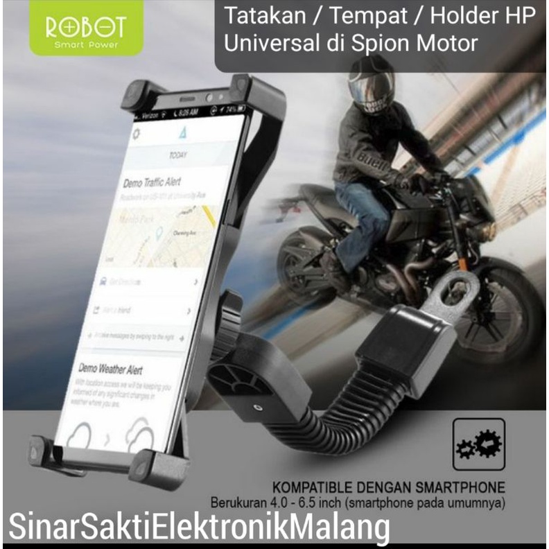 Robot Phone Holder HP Motor Universal Tatakan Alas Tempat HP RT-MH02