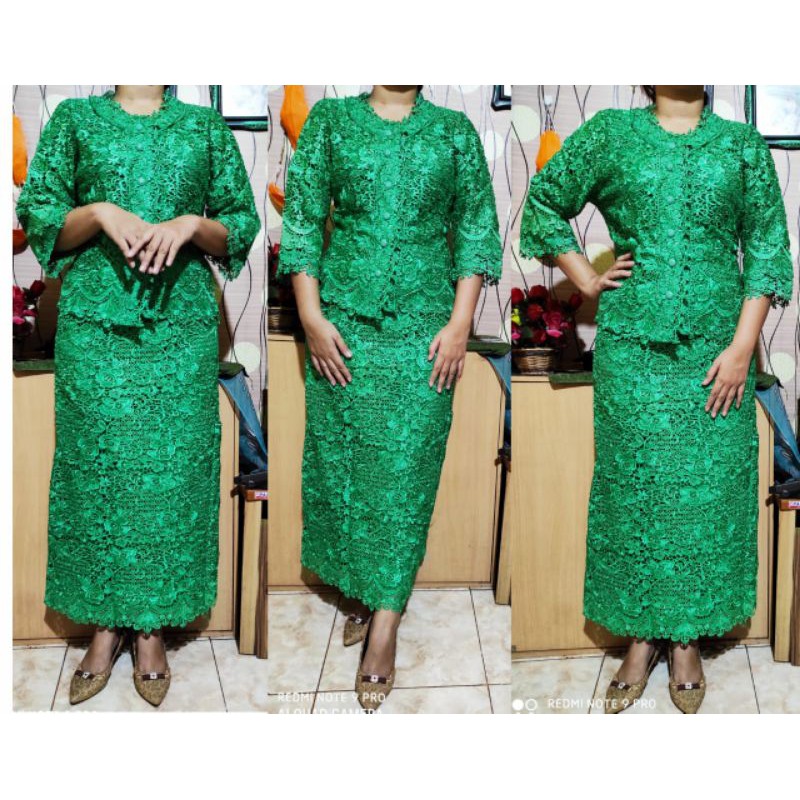 SET ROK PANJANG FULL BROKAT (HEN 168)