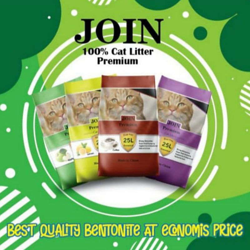 Pasir Kucing Join Premium 25 liter