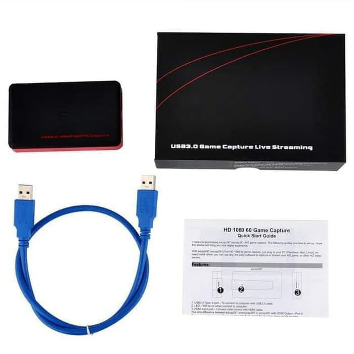 Ezcap 261 USB 3.0 HDTV Capture Game Live Streaming