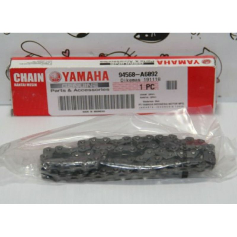 RANTAI KETENG KAMPRAT TIMING MIO M3 S Z SOUL GT 125 MIO GEAR FAZZIO ASLI ORI YAMAHA 94568 A6092