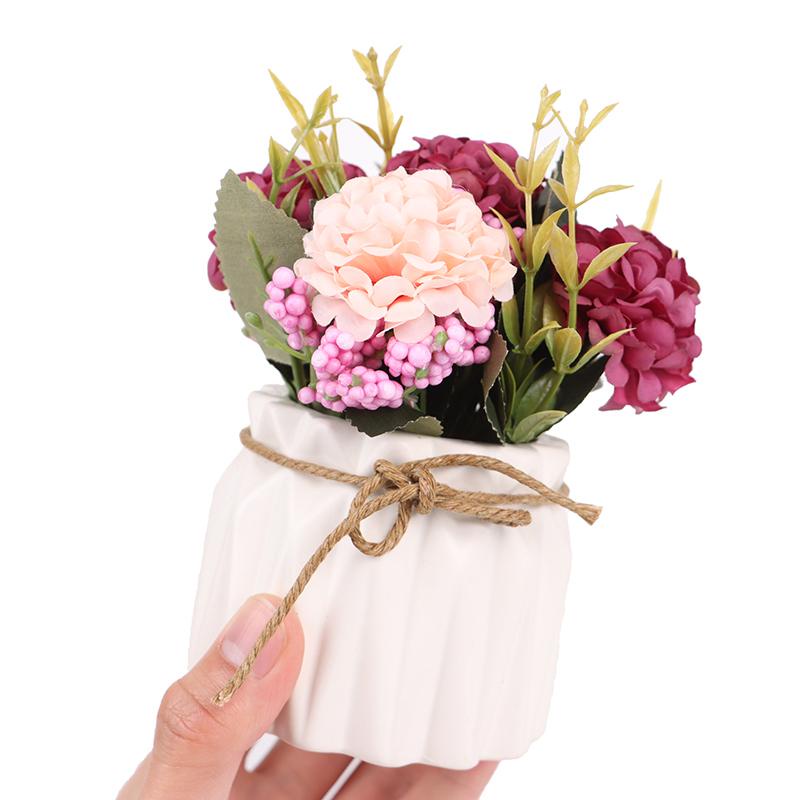 Brush Holder Ceramic Rope Vas Tempat Brush Tempat Kuas Makeup Brush Organizer Home Decor Vas Bunga
