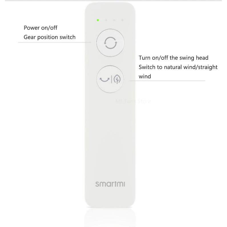 Remote Control Bluetooth untuk Kipas Smartmi Fan 2 dan 2S - FSYKQ04ZM