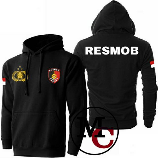JAKET HOODIE POLISI/JAKET RESMOB / SWEATER RESMOB