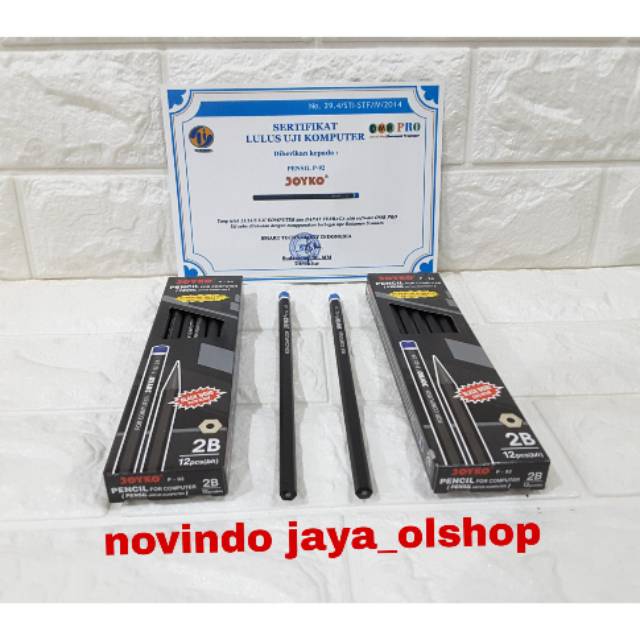 

Pensil Joyko P-92 Black Wood/Pensil For Computer