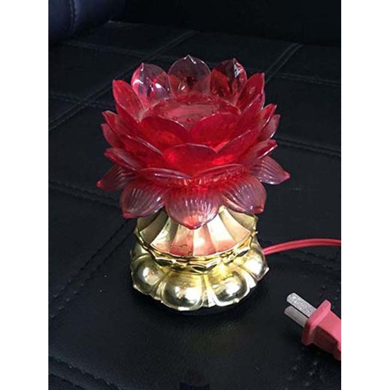 lampu led teratai merah led 12cm