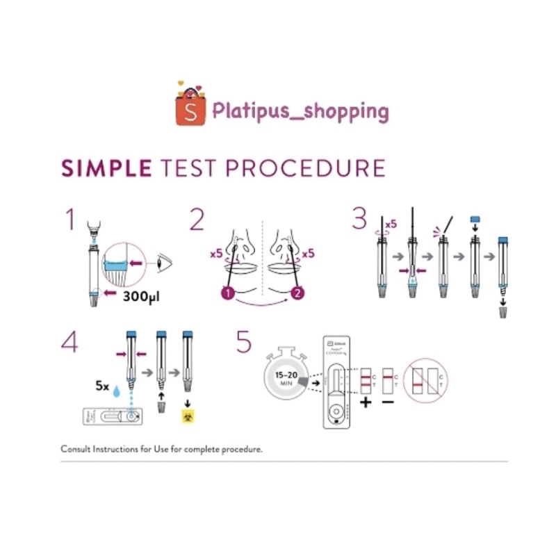 nasal abbott  antigen bio quick ori