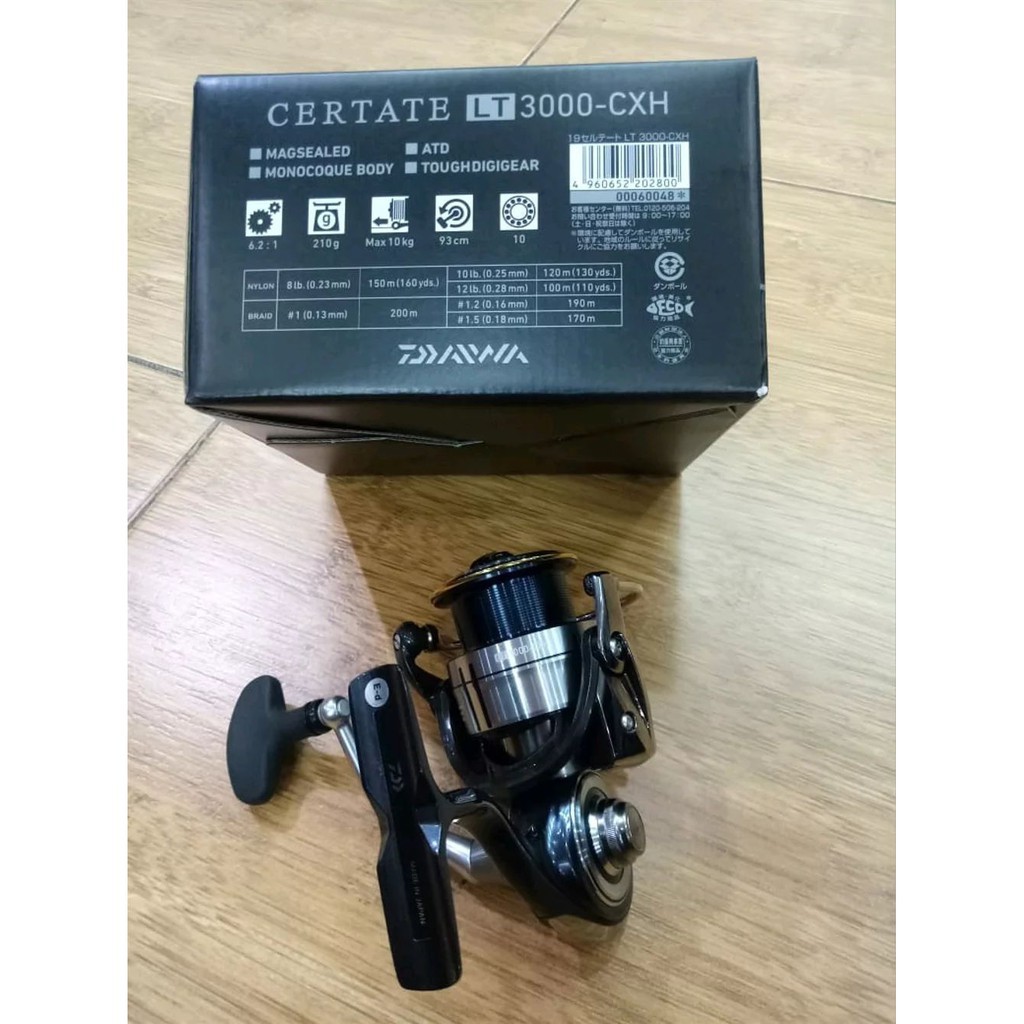 Reel Daiwa CERTATE LT 3000-CXH New 2019 BEST SELLER TERMURAH BEST SELLER
