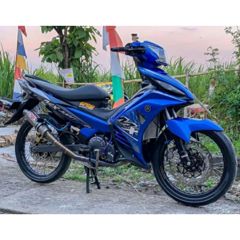 Striping lis sticker Standar ori Jupiter mx new 2014 biru Striping njmx 2014 biru standar ori