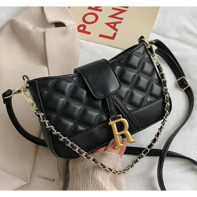 ZC 4244 RISCE TAS SELEMPANG IMPORT WANITA CEWEK PEREMPUAN JAKARTA BATAM R 22 X 17 X 6