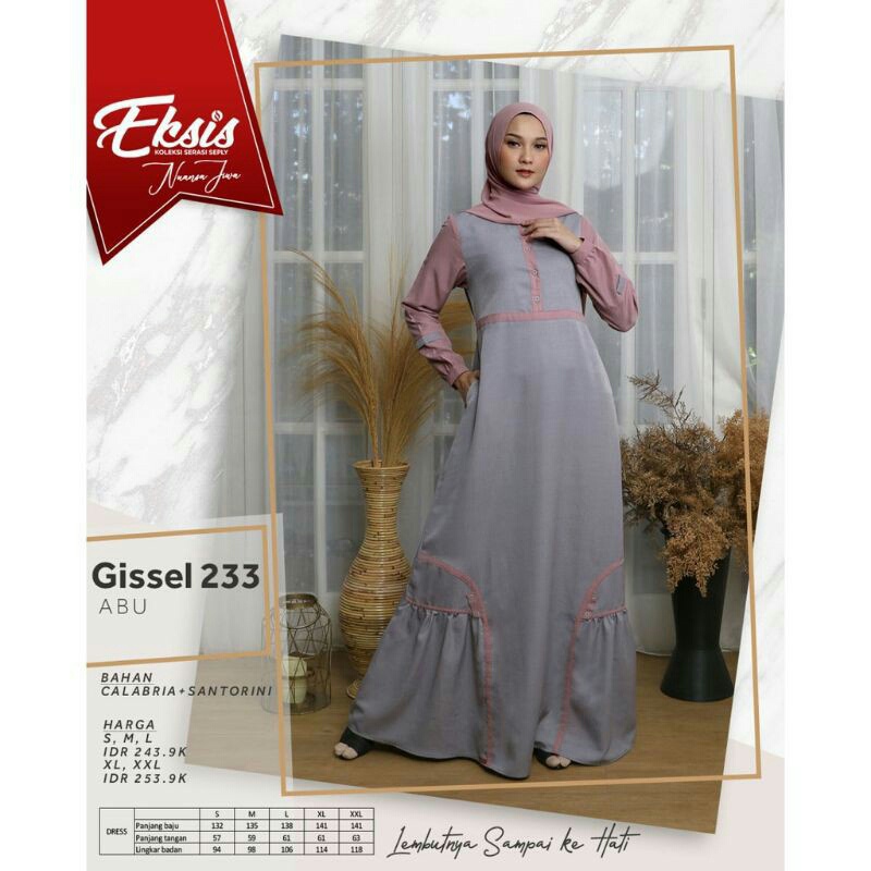 GAMIS SEPLY / GISSEL 233 ABU / TERBARU 2021