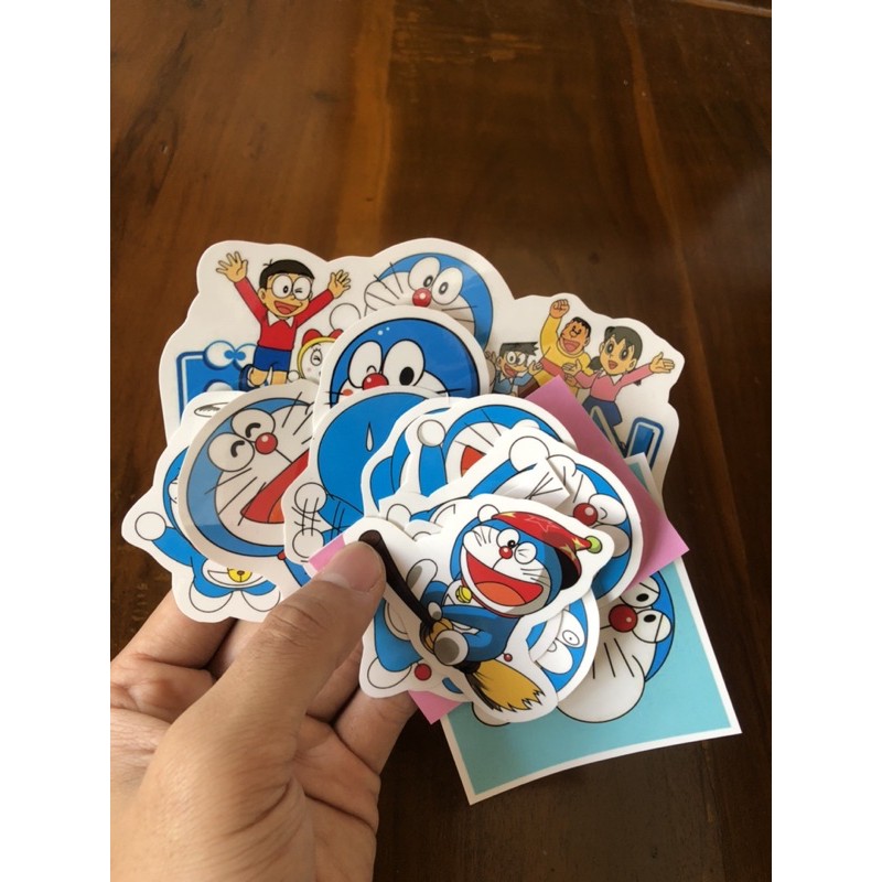 sticker pack stiker doraemon cartoon untuk tumblr laptop case koper coolcase lucu anak anak