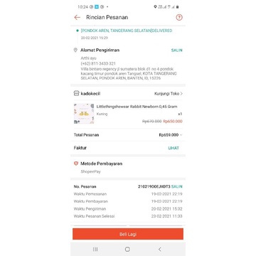 preloved anting Little thing she wear