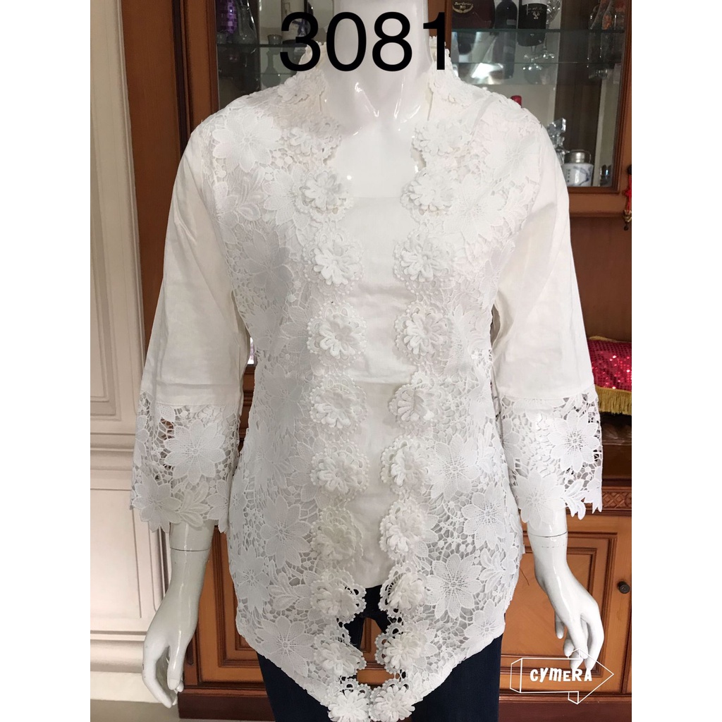 Kebaya kutubaru alexuez 3081 brukat tebal/kebaya encim premium