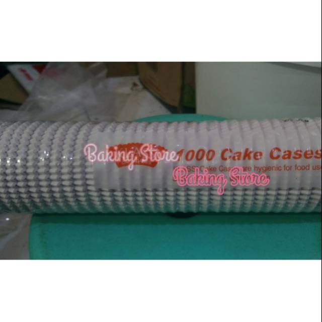 Cake Cases - Kertas Kue Putih Polos 110mm isi 1000lembar