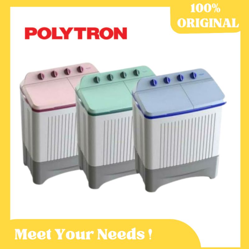 POLYTRON PWM 7363 MESIN CUCI 2 TABUNG 7KG