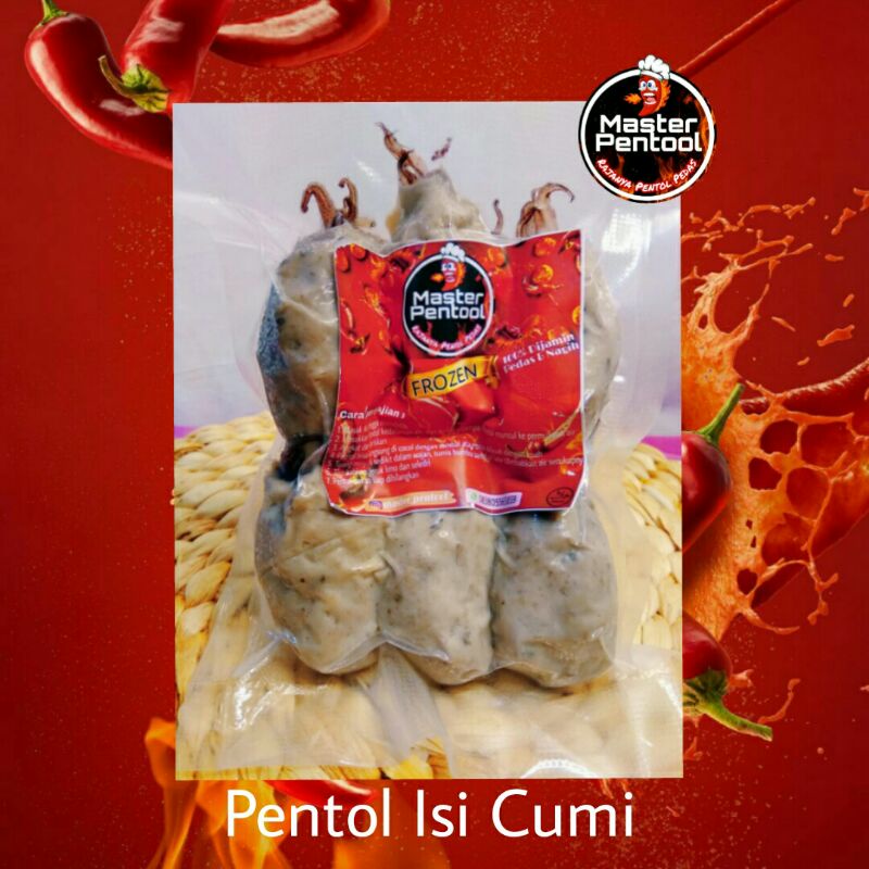Pentol Cumi/Bakso/Frozen Food/Kuah Mercon Pedas/Master Pentool