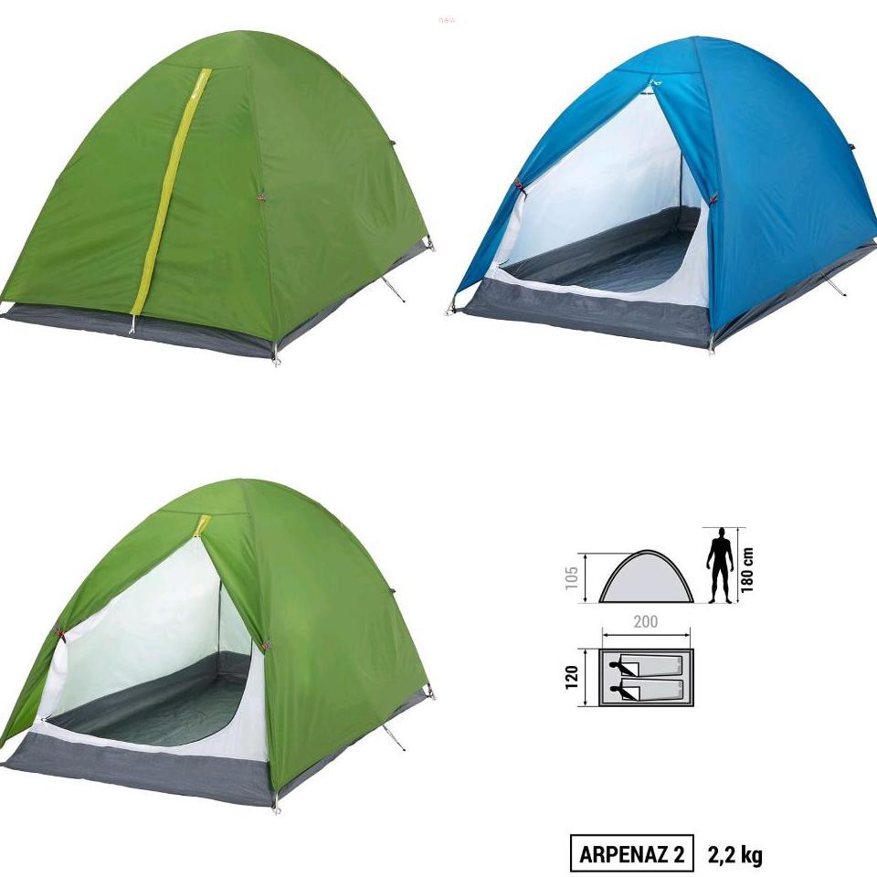 Tenda Quechua Arpenaz 2 Person Double Layer Not Consina Not Rei Not Shopee Indonesia