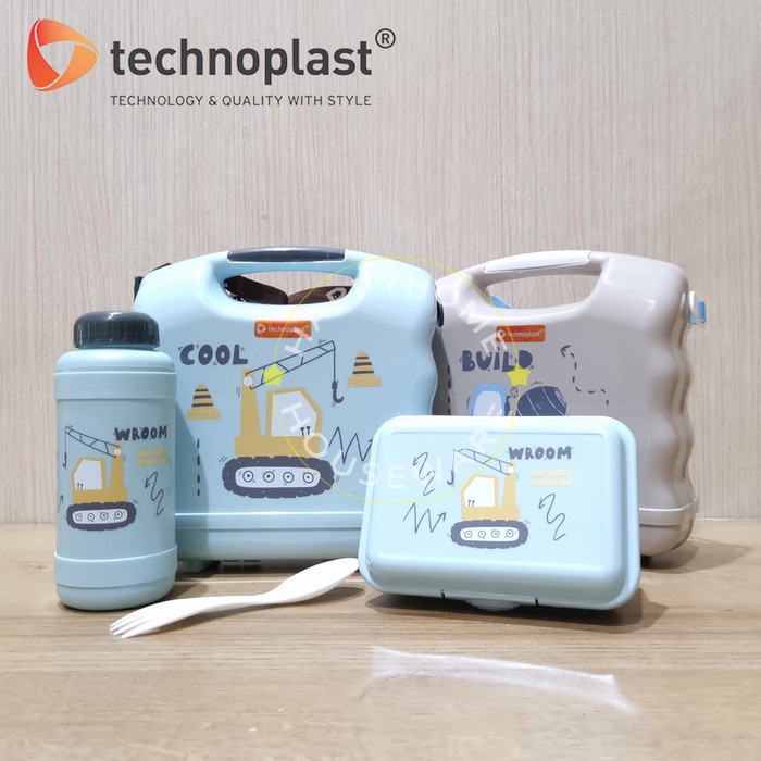 PAKET  KOTAK BEKAL SCHOOL BOX  TECHNOPLAST
